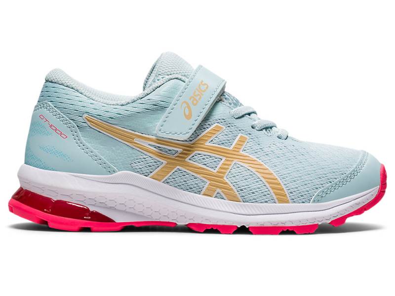 Sapatilhas Running Asics GT-1000 PS Criança Luz Turquesa, 0395A288.575